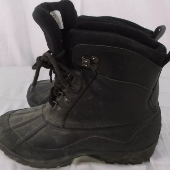 THINSULATE EXPLORERS HEAVY DUTY MEN\'S sz9 BLACK BOOTS NA 110158 main image 5